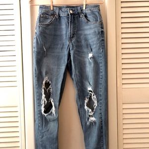 Wild Fable Destroyed Boyfriend Jean